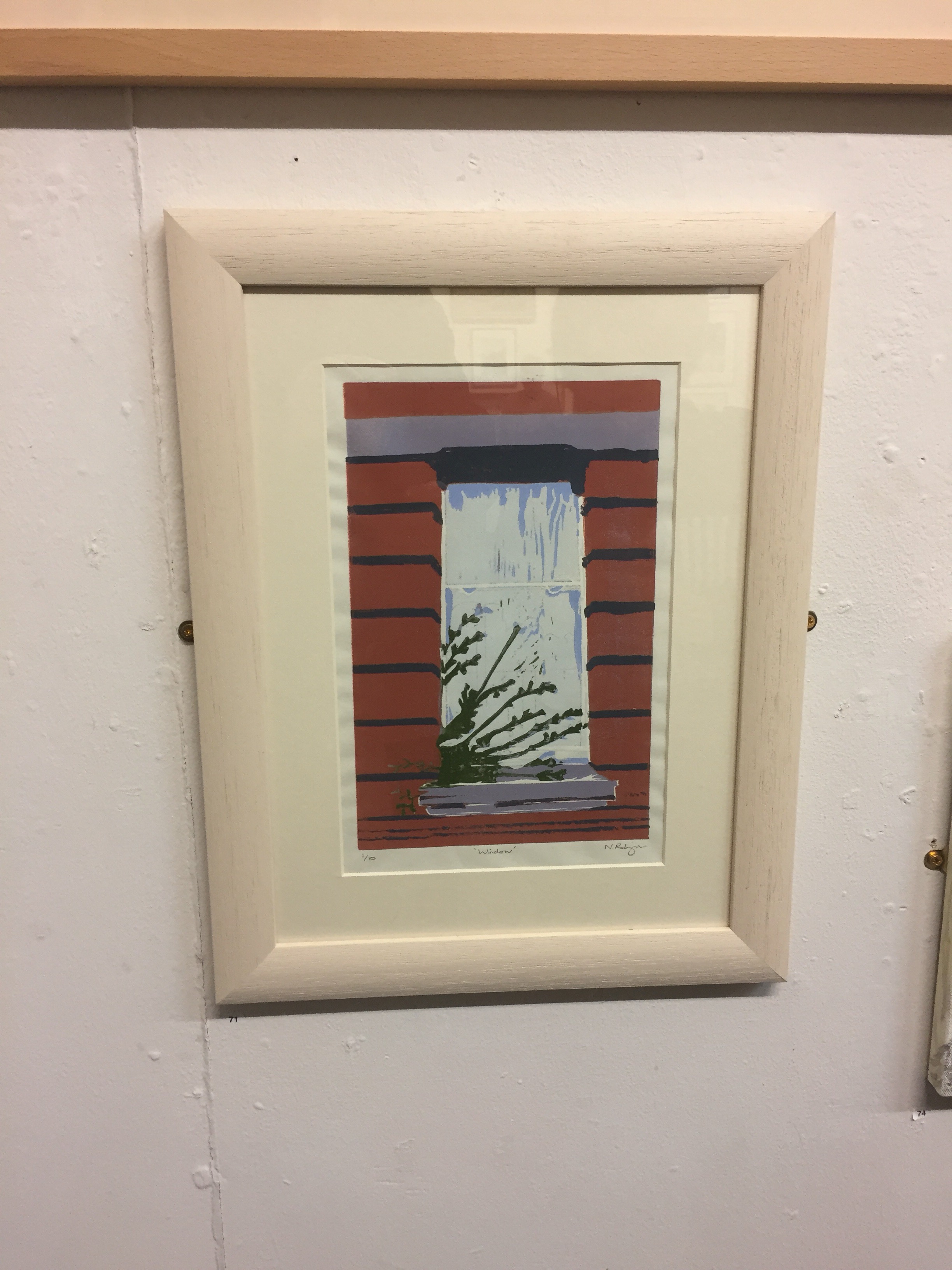 “Window” by Neil Robinson (Linocut)