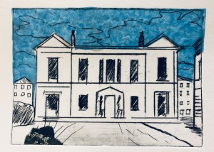 The old workhouse building (St. Thomas’s Hospital) Dry point