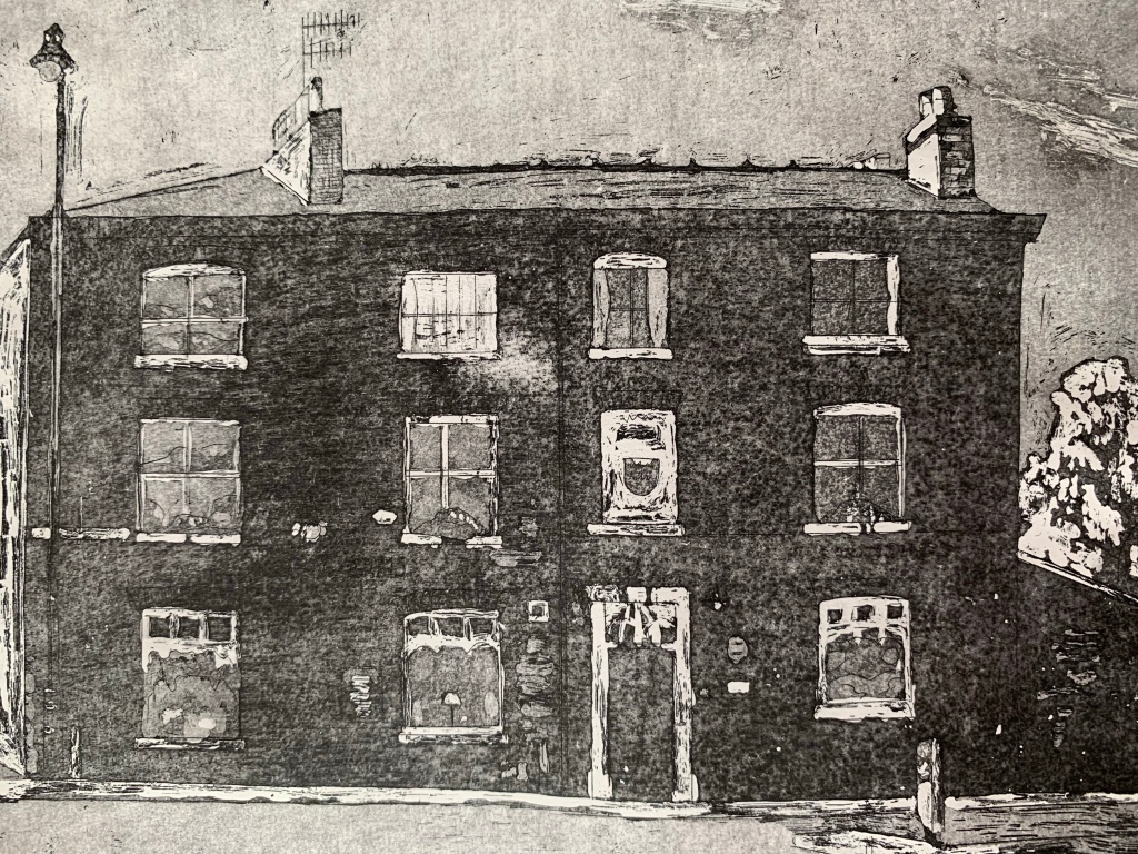 "Arden Arms pub" Etching Aquatint