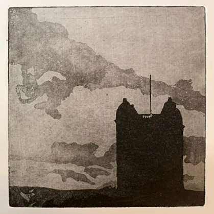 "The Cage" (20:20 print) Etching Aquatint/Sugar lift