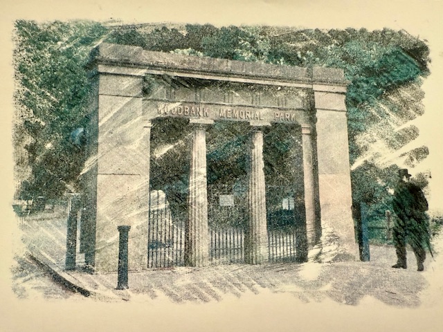 "Woodbank Memorial Park" by Neil Robinson, Eco Image Transfer + A.I.